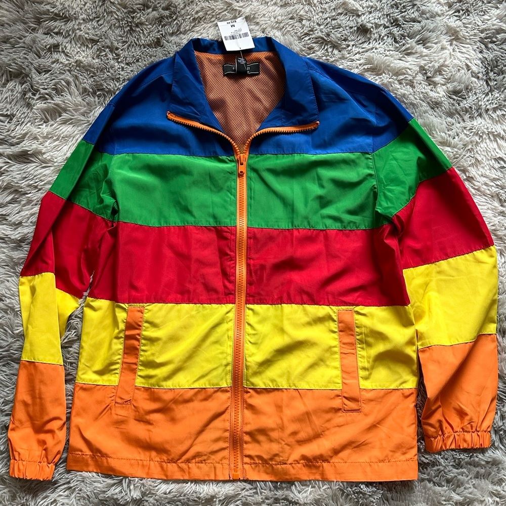 Never been worn color block jacket.